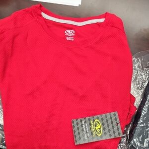 Athletic Works Scarlet Mesh Tee